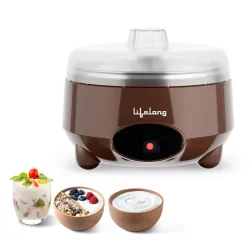 Lifelong Yogurt & Curd Maker for Home | Automatic Curd Maker with Auto Temperature Regulation