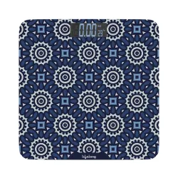 Lifelong Azure Weighing Scale (LLWS72 Indian Cultural Series - Gujarat)|Digital Weight Machine for Body Weight|6mm Thick