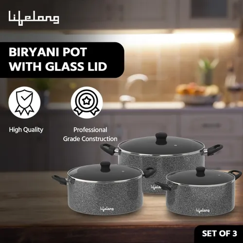 Image of Lifelong Biryani Pot Set of 3