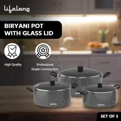 Lifelong Biryani Pot Set of 3