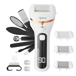 Lifelong Callus Remover for Feet Electronic with 3Heads