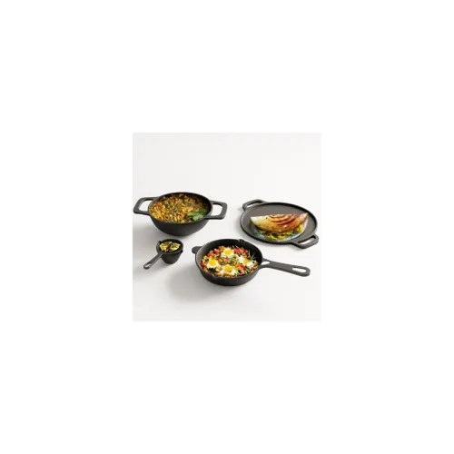 Image of Lifelong Cast Iron Cookware Combo Set 4-Piece 