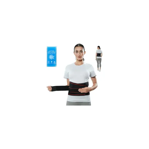 Image of Lifelong Contoured Lumbar Sacral Belt with Hot & Cold Pack
