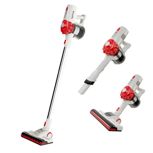Image of Lifelong Cordless Vacuum Cleaner (Red & White)