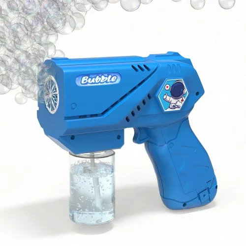 Image of Lifelong Cuppy Bubble Blaster Gun Blue Toy for Kids