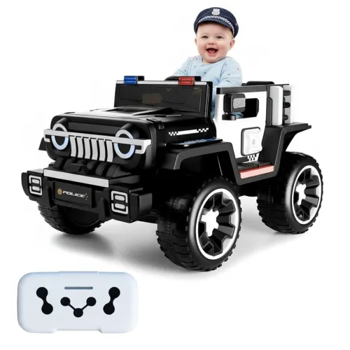 Image of Lifelong Cuppy Electric Ride on Police Big Car