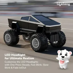 Lifelong Cuppy Rechargeable Cyberon Truck RC Car Toy for Kids | Off-Road Remote Control with Turbo Speed