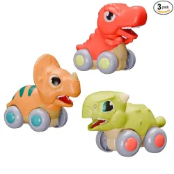 Lifelong Cuppy Push and Go Dinosaur Cars * Pack of 3