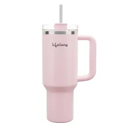 Lifelong Double-Walled Vacuum Insulated Tumbler with Handle 1200ml
