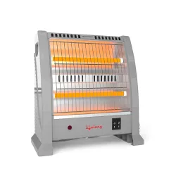 Lifelong Dyno 800 Watts Quartz Room Heater for Home with 2 Power settings, ISI Certified, 2 Rod Heater for Room |Cord Le