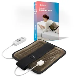 Lifelong Electric Heating Belt for Pain Relief | Heating Pad for Back, Shoulder, Knee, and Period Cramps | 3 Heat Settings with Auto Shut Off | 4-Layer Insulation for Safe & Comfortable Use....
