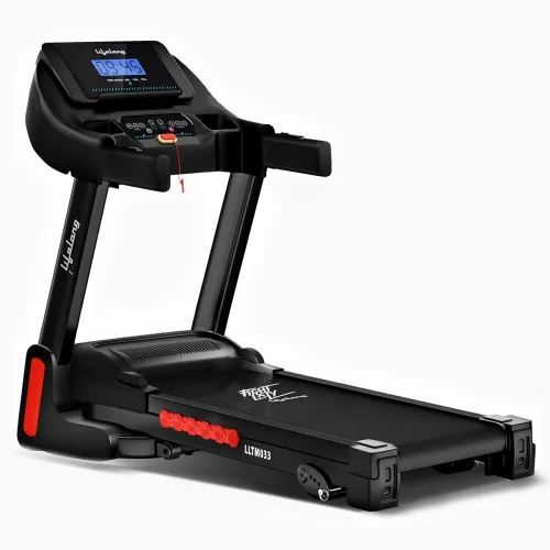 Image of Lifelong FitPro Motorized Treadmill for Home (4HP Peak) | 3-Level Manual Incline | 
