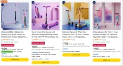 Lifelong Foldable Kids Kick Scooter upto 83% Discount