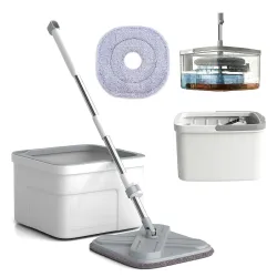 Lifelong Heavy Duty Spin Mop with Bucket for Floor Cleaning