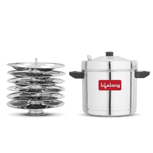 Image of Lifelong Idli Cooker 6 Plate | 24 idlis