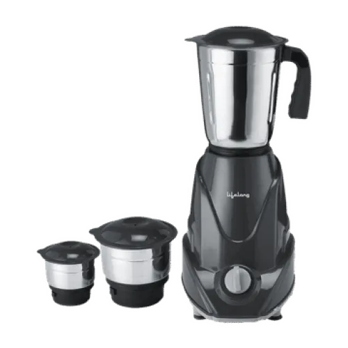 Image of Lifelong Infinia 500 Watt 3 Jars Mixer Grinder (Overload Protection, Grey)