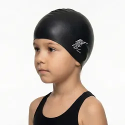Lifelong Kids Swimming Cap Silicone, Black