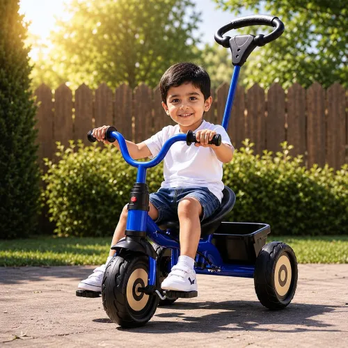 Image of Lifelong Kids Tricycle Parent Handle EVA Wheels 30kg