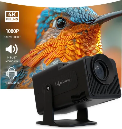 Image of Lifelong LightBeam Pro (4500 lm) Portable 1080p Smart Projector