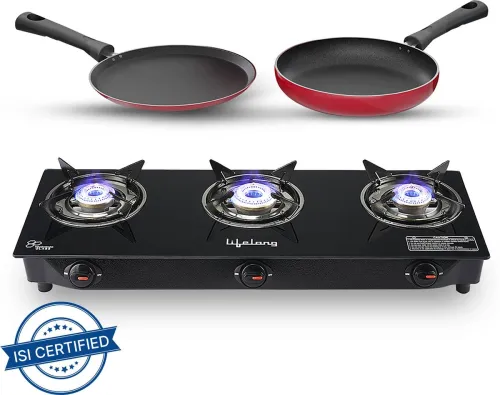 Image of Lifelong LLCMBGS03 Gas Stove Combo 3 Burners