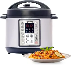 Lifelong LLEPC922 Electric Pressure Cooker (5 L, Black)
