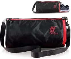Lifelong LLGB02 Gym Bag|Unisex Bag|Adjustable Shoulder Bag for Men (Black, Sling Bag)
