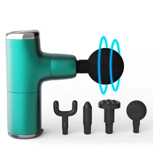 Image of Lifelong LLGM36 Wireless Gun Massager (4 Heads, Black)