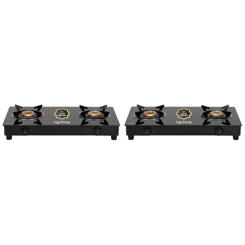Image of Lifelong LLGS912 2 Burner Gas Stove Automatic Ignition