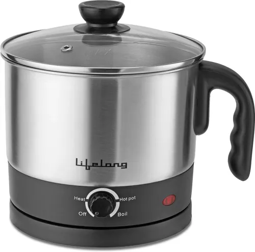 Image of Lifelong LLMC01 Electric Kettle (1.5 L, Black, Silver)