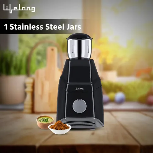 Image of Lifelong LLMG7A 800 W Mixer Grinder  (LLMG7A | 1 Jar | Black)