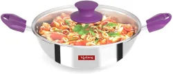 Lifelong LLTPK20 Triply Kadhai 20cm with Lid 1.5L