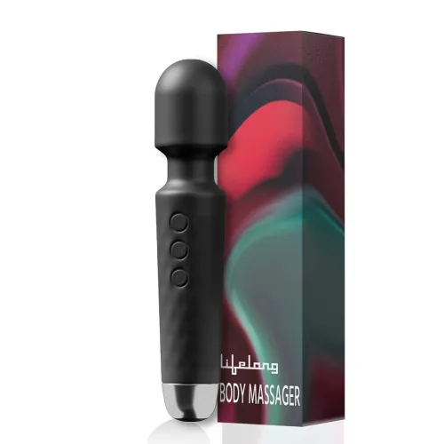 Image of Lifelong Massager Machine for Women -Rechargeable Wireless Mini Body Massager with 20 Vibration Modes