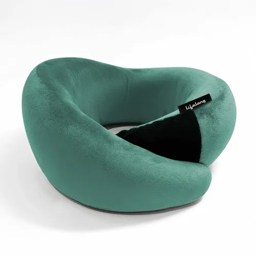 Image of Lifelong Memory Foam Travel Neck Pillow