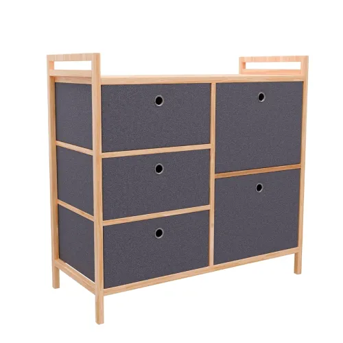 Image of Lifelong Multipurpose Storage 5-Drawer Table Closet