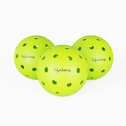 Image of Lifelong Pickleball Balls 40 Holes Pack of 3