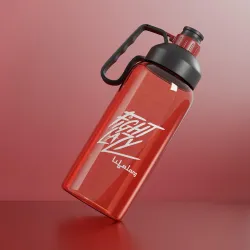 Lifelong Plastic Gym Gallon Bottle for Men 1800 ml water bottle for Gym Workout Motivational Sipper Bottle for Adults,Fi