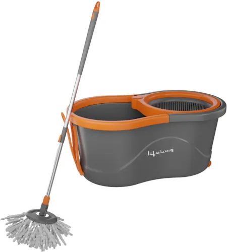 Image of Lifelong Plastic Spin Floor Mop Set