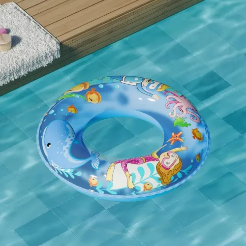 Image of Lifelong Pool Party Swimming Ring | Kids' Swim Tube | Safe Learning Float for Girls & Boys