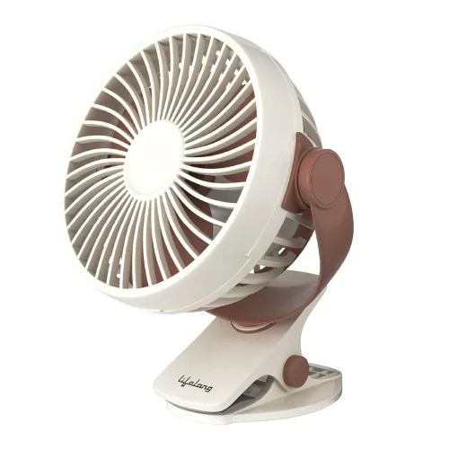Image of Lifelong Portable USB Fan with 3 Speeds | Up to 5-hours Battery Backup | Type-C Charging, 2000mAh Battery, Overcharge Pr
