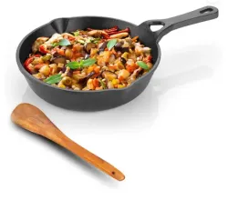 Lifelong Pre-Seasoned Cast Iron Fry Pan (8 inch, 20 cm)