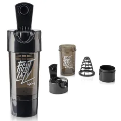 Lifelong Leakproof Protein Shaker Bottle 500ml Black
