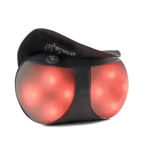 Image of Lifelong Rechargeable Cushion Massager with Strong Deep Kneading nodes for Back, Neck, Shoulders Muscle Pain Relief, Bla