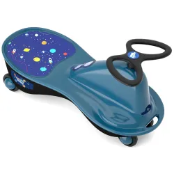 Lifelong Space Swing Car for Kids 1-5 Years | Self-Powered Push Rideon | Sturdy ABS Body, Non-Slip Wheels with up to 100