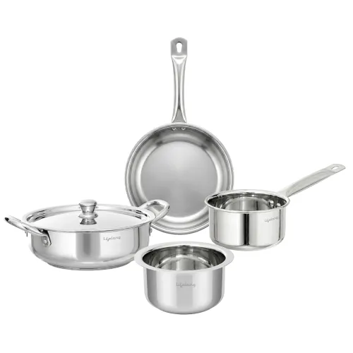 Image of Lifelong Stainless Steel Cookware Set 5