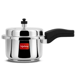 Lifelong Stainless Steel Pressure Cooker 3Liters