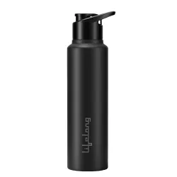Lifelong Stainless Steel Water Bottle with Sipper 950ml 