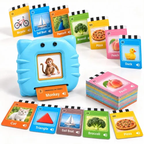 Image of Lifelong Talking Flash Cards with 122 Dual Side Audio Cards & Type C Rechargeable Device