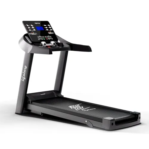 Image of Lifelong Treadmill for Home Use - 4.5 HP Peak Motorized Foldable Treadmill, 3 Level Manual Incline with Max Running Spee