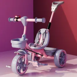 Lifelong Trike Cycle for 2-5 Years with 3 EVA Wheels, Bell & Basket