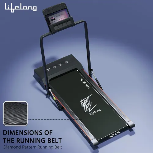 Image of Lifelong Walking Pad Treadmill for Home 110Kg Capacity
